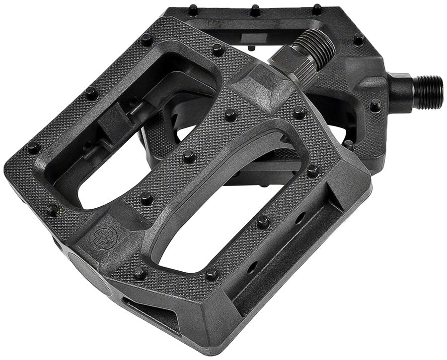 Salt Plus Stealth PC Pedals - Platform, Composite, 9/16", Black