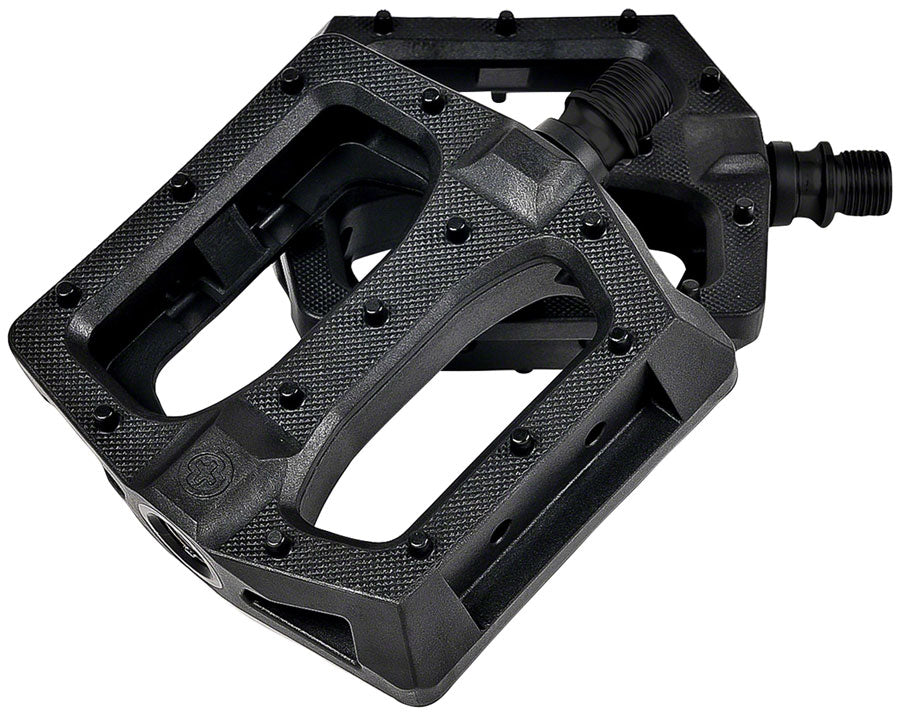 Salt Plus Stealth PC Composite Sealed Flat/Platform Pedals 9/16" Black