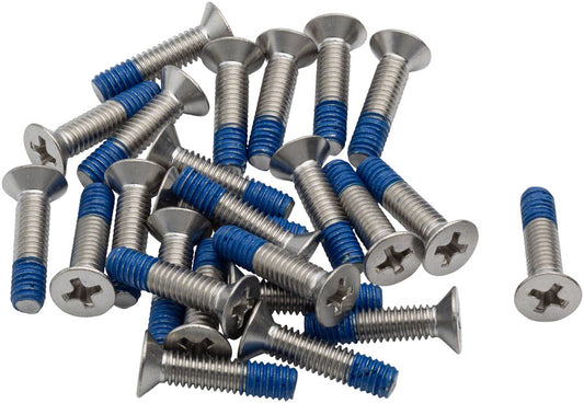 BikeFit Cleat Screws - 4-hole, Speedplay Compatible, 17mm, 25-pack