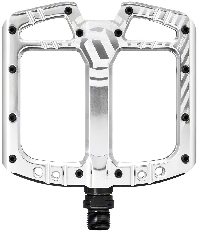 Deity Components DEITY TMAC Aluminum Flat/Platform Pedals 9/16" Silver