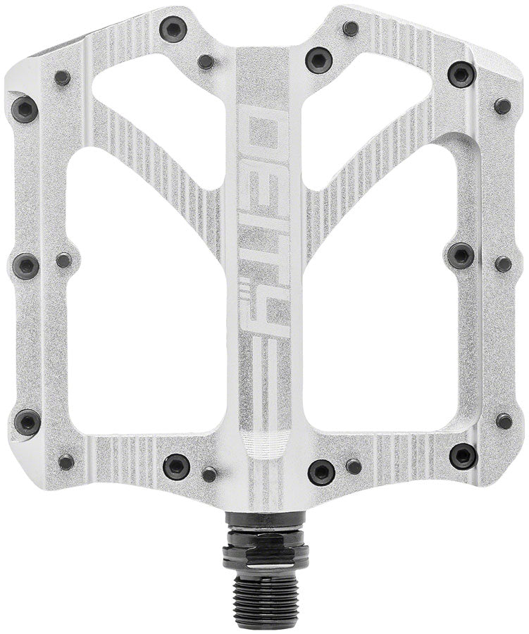 Deity Components DEITY Bladerunner Aluminum Flat/Platform Pedals 9/16" Silver