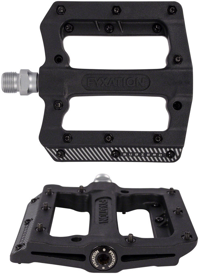 Fyxation Mesa MP Subzero Pedals Flat/Platform Pedals 9/16" Black