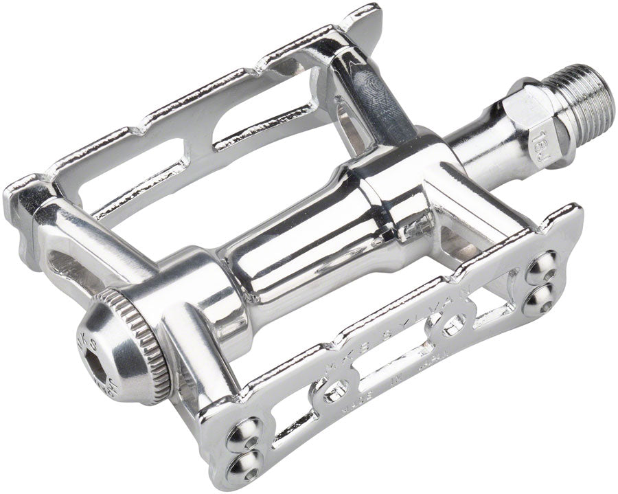 MKS Sylvan Track Next Pedals Flat/Platform Pedals 9/16" Silver