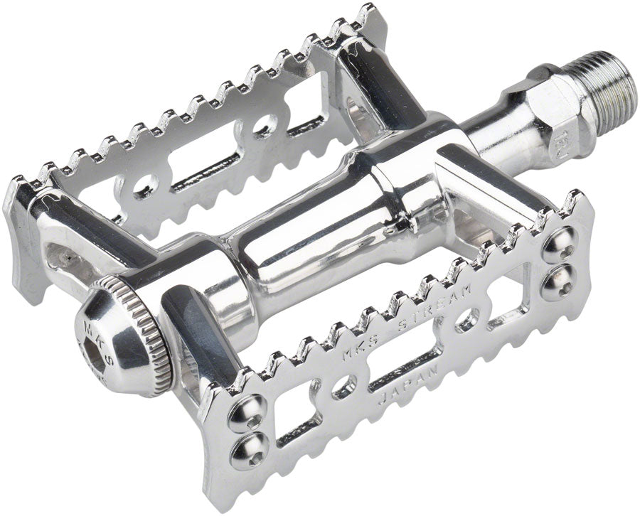 MKS Sylvan Stream Next Pedals Flat/Platform Pedals 9/16" Silver