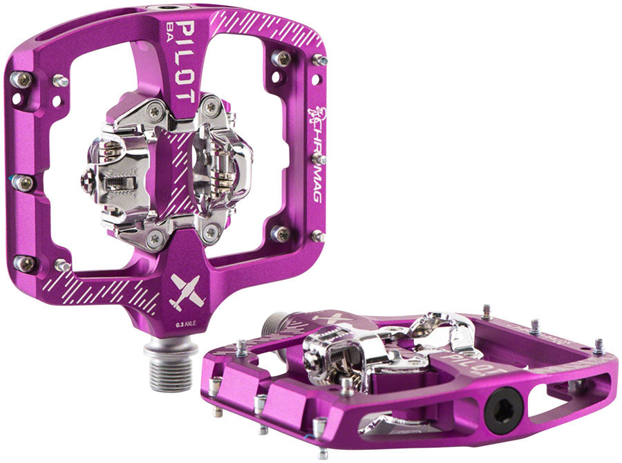 Chromag Pilot BA Pedals Clipless Pedals 9/16" Purple