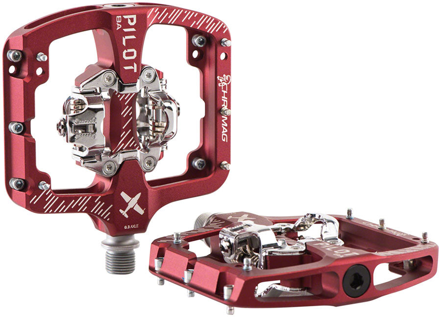 Chromag Pilot BA Pedals Clipless Pedals 9/16" Red