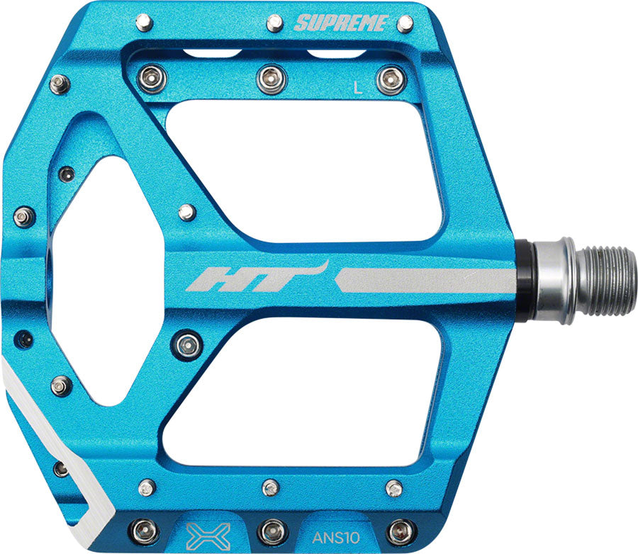 HT Components ANS10 Supreme Aluminum Marine Flat/Platform Pedals 9/16" Blue