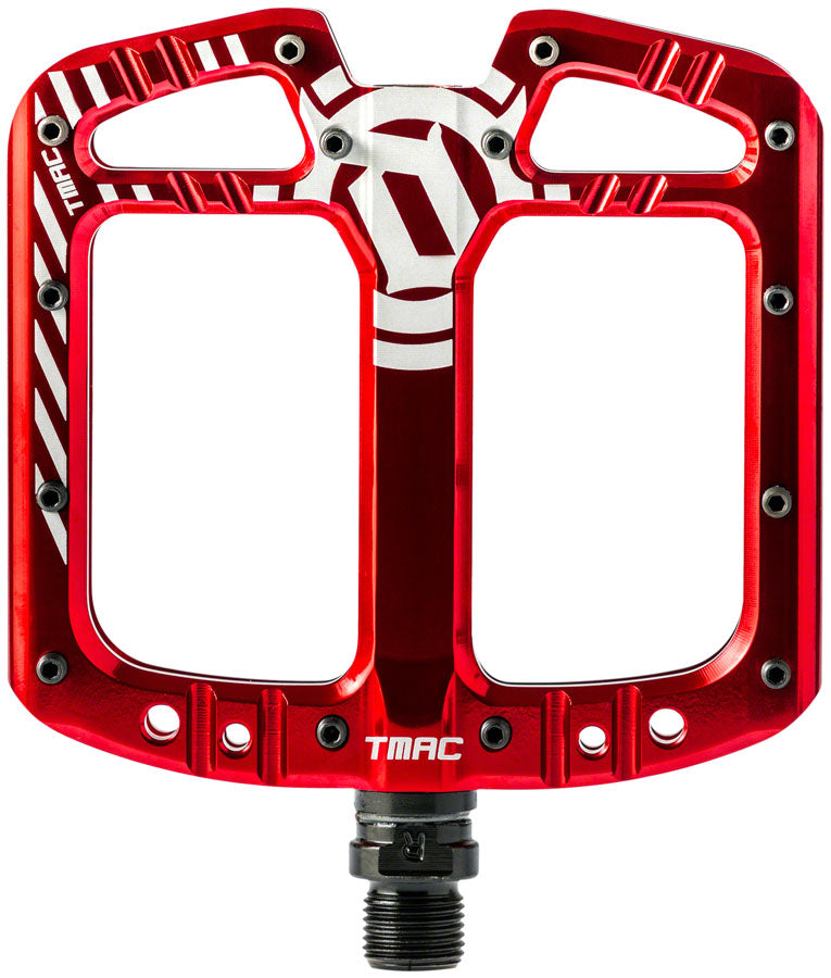 DEITY TMAC Pedals - Platform, Aluminum, 9/16", Red