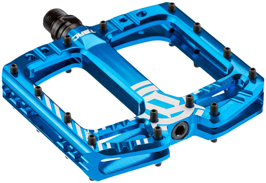 Deity Components DEITY TMAC Aluminum Flat/Platform Pedals 9/16" Blue