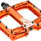 Deity Components DEITY TMAC Aluminum Flat/Platform Pedals 9/16" Orange