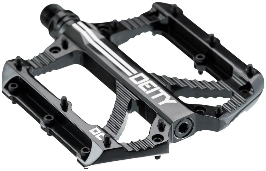 Deity Components DEITY Bladerunner Aluminum Flat/Platform Pedals 9/16" Black