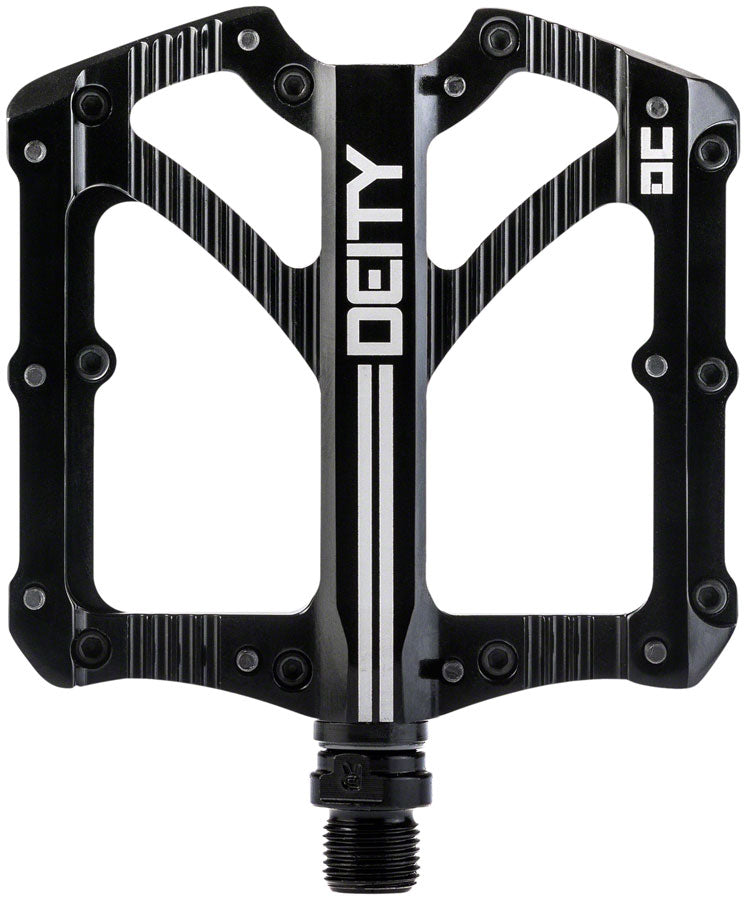 Deity Components DEITY Bladerunner Aluminum Flat/Platform Pedals 9/16" Black