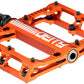 Deity Components DEITY Black Kat Aluminum Flat/Platform Pedals 9/16" Orange