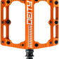 Deity Components DEITY Black Kat Aluminum Flat/Platform Pedals 9/16" Orange
