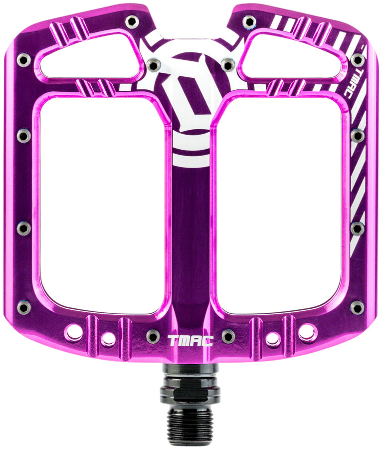Deity Components DEITY TMAC Aluminum Flat/Platform Pedals 9/16" Purple