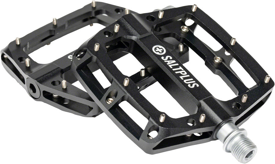 Salt Plus HQ Alloy Pedals Flat/Platform Pedals 9/16" Black