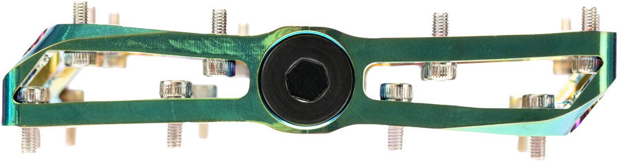 Salt Plus HQ Alloy Alloy Flat/Platform Pedals 9/16" Oil Slick