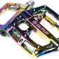 Salt Plus HQ Alloy Alloy Flat/Platform Pedals 9/16" Oil Slick