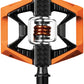 Crank Brothers Double Shot 2 Pedals - Single Side Clipless with Platform, Aluminum, 9/16", Orange