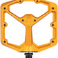 Crank Brothers Stamp 7 Pedals - Platform, Aluminum, 9/16", Orange, Large