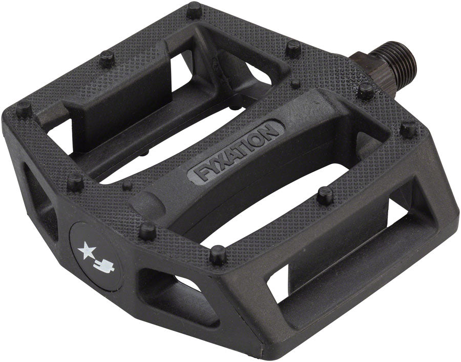 Fyxation Gates Pedals Flat/Platform Pedals 9/16" Black