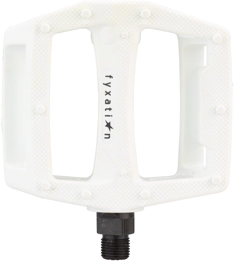 Fyxation Gates Pedals Flat/Platform Pedals 9/16" White