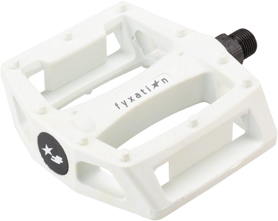 Fyxation Gates Pedals Flat/Platform Pedals 9/16" White