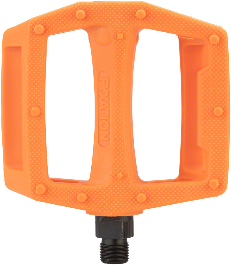 Fyxation Gates Plastic Flat/Platform Pedals 9/16" Orange