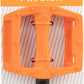 Fyxation Gates Plastic Flat/Platform Pedals 9/16" Orange