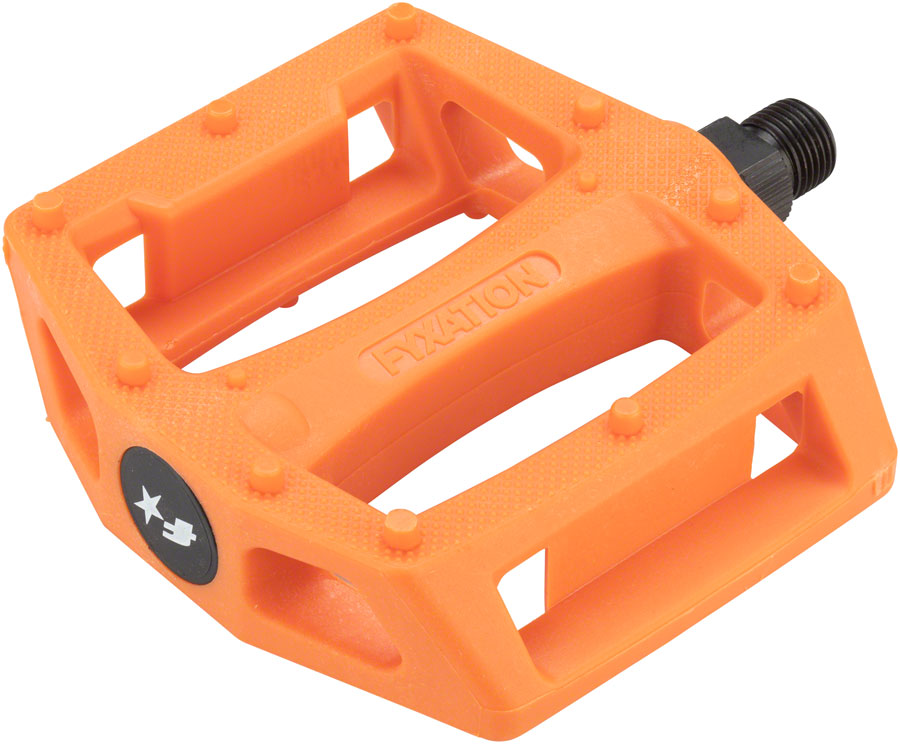 Fyxation Gates Plastic Flat/Platform Pedals 9/16" Orange