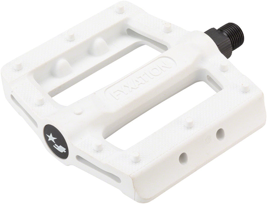 Fyxation Gates Slim Pedals Flat/Platform Pedals 9/16" White