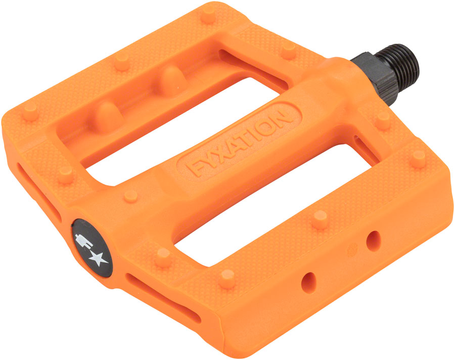 Fyxation Gates Slim Pedals Flat/Platform Pedals 9/16" Orange