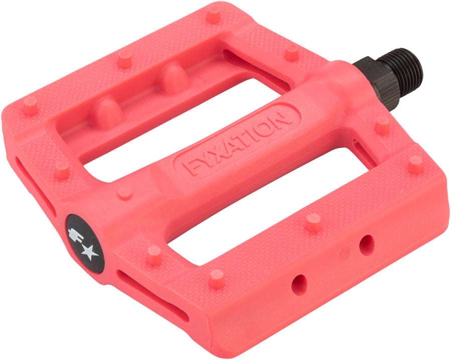 Fyxation Gates Slim Plastic Flat/Platform Pedals 9/16" Pink