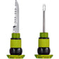Muc-Off Stealth Tubeless Puncture Plugs Tire Repair Kit - Bar-End Mount, Green, Pair