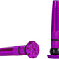 Muc-Off Stealth Tubeless Puncture Plugs Tire Repair Kit - Bar-End Mount, Purple, Pair