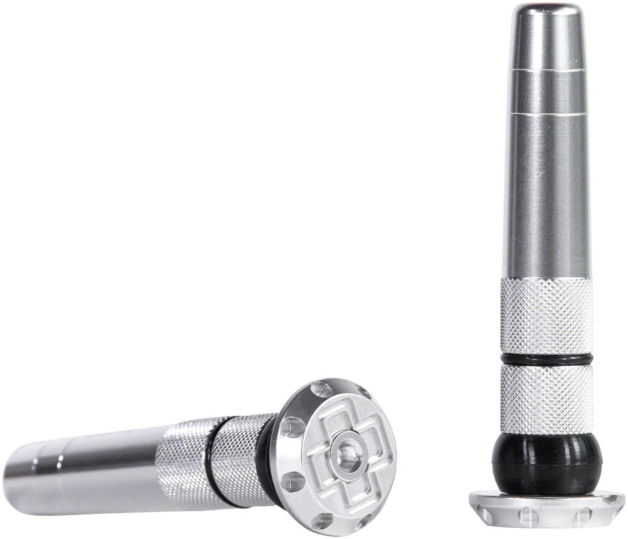 Muc-Off Stealth Tubeless Puncture Plugs Tire Repair Kit - Bar-End Mount, Silver, Pair