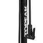 Topeak Joeblow Roadie Ex Floor Pump - Steel Barrel / Plastic Base, 3.5" Base Mount Gauge, 160 Psi /11 Bar, Smarthead, Black/Blue