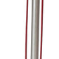 Silca Superpista Ultimate 'Hiro' Edition Floor Pump - 160psi, Stainless Steel, Red Hose with Hiro V2 Chuck, Silver