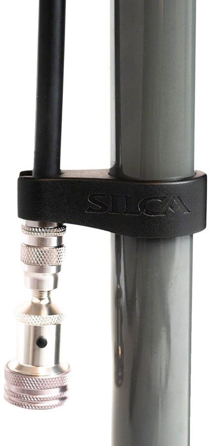 Silca Pista Plus Floor Pump Steel Body, Ash Wood Handle, 220psi