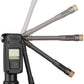 Topeak Mountain Digital Shock/Tire Mini Pump - 2Stage, 300psi, Black