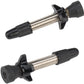 Problem Solvers Tubeless Big P-Nut Valve Kit Pair Black