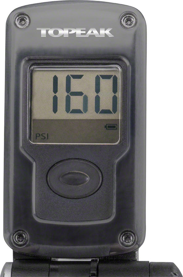 Topeak Turbo Morph Digital Mini Pump - 160psi, With Digital Gauge, Black