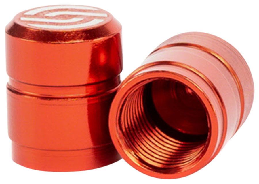 Salt CNC Valve Cap - Red