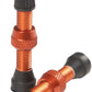 Stan's NoTubes Alloy Valve Stems - 35mm, Pair, Orange