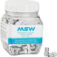 MSW Presta Valve to Schrader Valve Adapter, Jar of 150