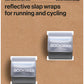 Bookman Snap Leg Band Reflector - White