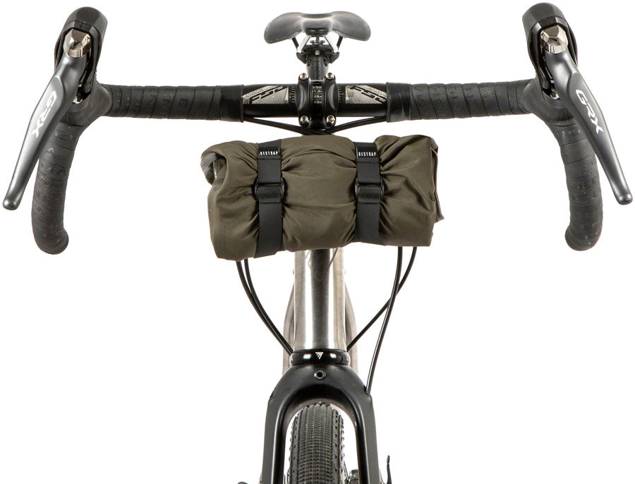 Restrap Bumper Bar Bag/Accessory Mount - Fits 1-1/8" Threadless Steerer Tubes, Black