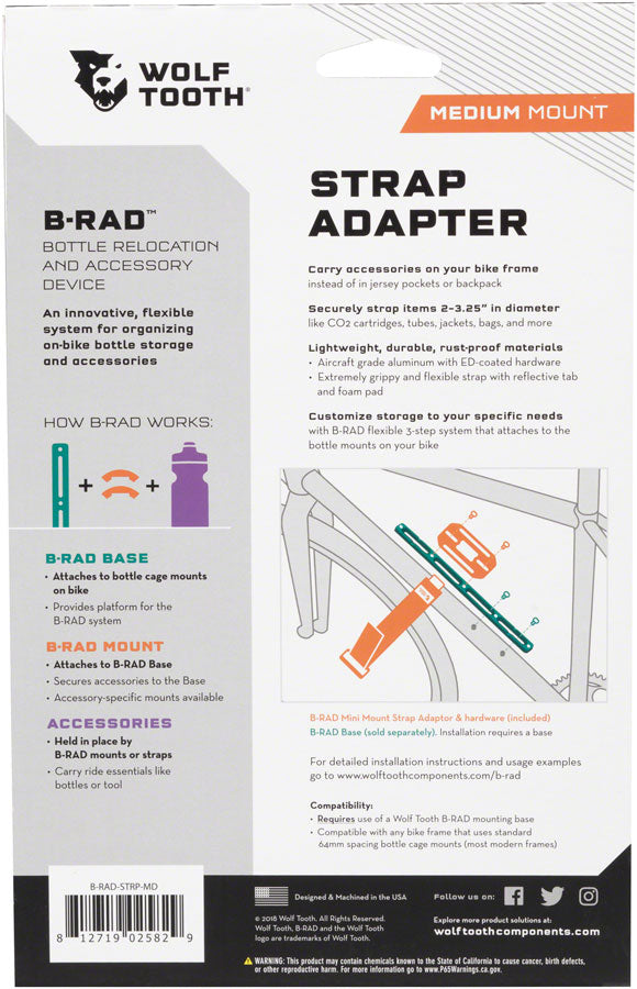 Wolf Tooth B-RAD Accessory Strap Mount