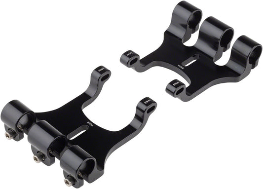 Benno Rail Clamp Set - Compatible With Carry-On, Boost EVO 1-3  (16-19), Black