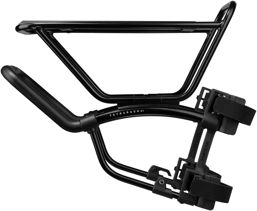 Topeak TetraRack M1 Front Rack for MTB - Fork Blade Strap Mount, Black